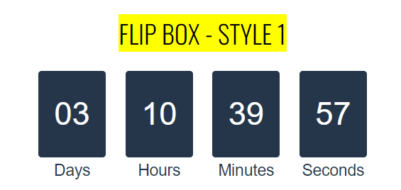 Blue page timer