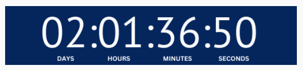 Email countdown timer